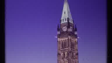 Ottawa Canada (1967): Vintage Film Depicting The "Big Ben" Clock Tower In London