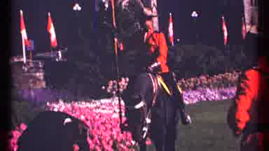 Ottawa Canada (1967): Canadian Mounted Guard Showing Off Beautiful Horse To Public
