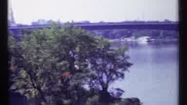 Ottawa Canada (1967): A Huge Water Flows From The Dam And Moves The River