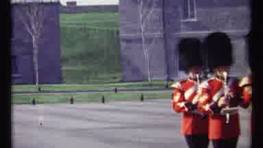 Ottawa Canada (1967): Marching Band Performs In Precise Formation In Front Of Grim