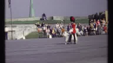 Ottawa Canada (1967): Goat At The Parade In England With A Band Behind