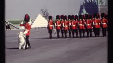 Ottawa Canada (1967): Guards Dressed In Red March In Formation On A Bright Sunny