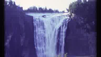 Ottawa Canada (1967): Beautiful Landscape Of A Waterfall With Large Volume And