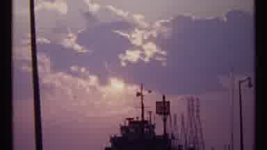 Toronto Canada (1967): Early Morning Sun Peaks From The Clouds Shining On A