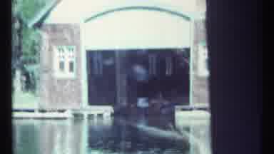 Toronto Canada (1967): Outside Recording Shot Form A Boat Showing Some Houses And