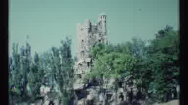 Toronto Canada (1967): Sightseeing A Castle During A Summer Trip In Toronto Canada