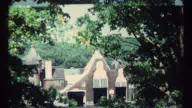 Toronto Canada (1967): View Of Large House Through The Green Trees During The Day