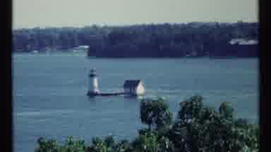 Toronto Canada (1967): View Of Lighthouse And Tree On A Bright Sunny Day
