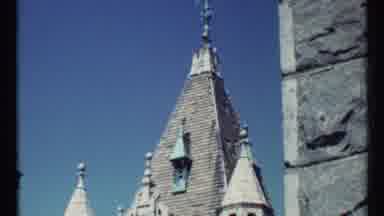 Toronto Canada (1967): Pointy Steeple Old School Church In England