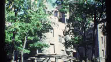 Toronto Canada (1967): View Of Stone Archway Building And Tree On A Sunny Day