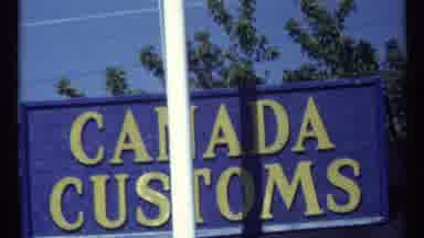 Toronto Canada (1967): A Guard Is Just Standing Outside The Canada Customs Office