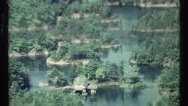 Toronto Canada (1967): Single Car On A Lonely Bridge In The Dense Vegetation Of