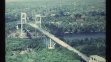 Toronto Canada (1967): High Bridge View Over Overflowing River With Cars In The