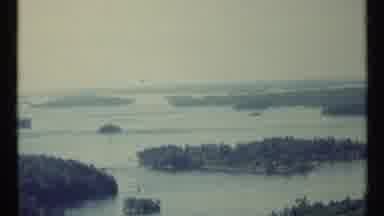 Toronto Canada (1967): Lake And Forest Aerial View Showing The Islands And Curves