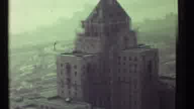 Toronto Canada (1967): View Of Factory Building And Train Yard On A Cloudy Day