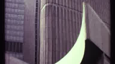 Toronto Canada (1967): View Of Red And White Electric Trolley Car In Traffic On A
