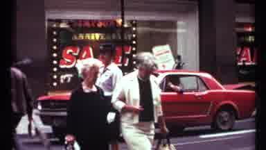 Toronto Canada (1967): City Streets Cars Pedestrians Directing Traffic