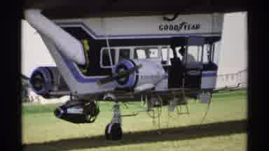 Minnesota (1970): Goodyear Blimp Before Take Off In A Large Open Field