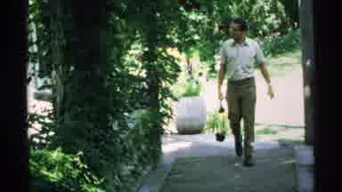 Minnesota (1970): A Man Walks On The Park Of The Bridge To Enjoy The Nature