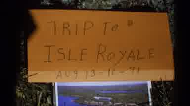 Isle Royale Michigan (1971): A Name Board Shows How To Create A Place Where To