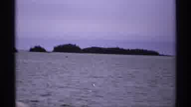 Isle Royale Michigan (1971): A Huge River Side With Mountains Were Placed To See A