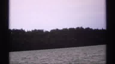 Isle Royale Michigan (1971): View Of Island And Ocean Water On A Clear Day