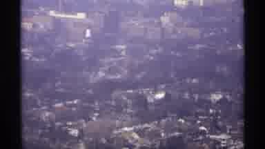 La Crosse Wisconsin (1971): Aerial View Of A City Showing All The Trees Roads And