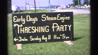 Minnesota (1971): Early Days Steam Engine Threshing Party Sunday August 8 Starting
