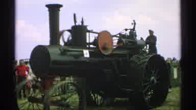 Minnesota (1971): A Vintage Looking Old Engine Was Driven By A Man And Others