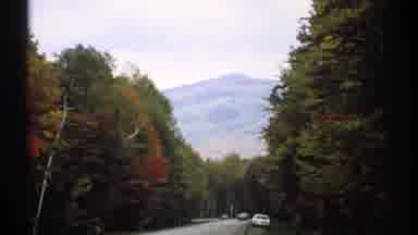 New Hampshire (1971): Beautiful Trees With Colorful Leaves With A Mountain-View