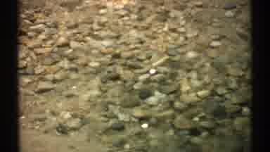 New Hampshire (1971): View Of Pebble And Stones Underwater In Clear Creek Stream