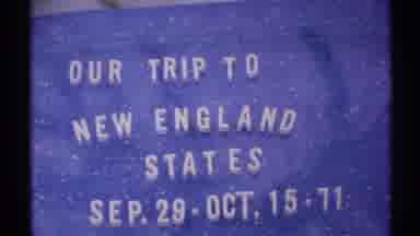 New York (1971): Showing Off Brochures Taken From New England States