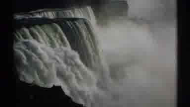 New York (1971): Close Up View Of Niagara Falls On A Sunny Day