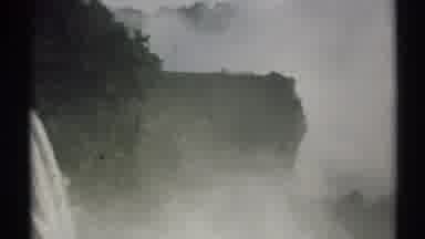 New York (1971): Beautiful Waterfalls Shown In A Misty Day