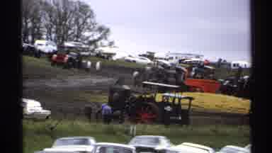 Rollag Minnesota (1971): Tractors And Cars On One Grassy Land
