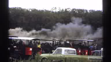 Rollag Minnesota (1971): A Huge Lineup Of Vehicles Standing In The Huge Ground And