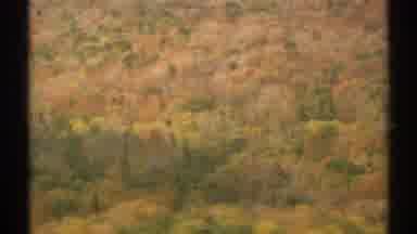 Vermont (1971): View From A Ski Lift Over Mountain Covered In Fall Foliage