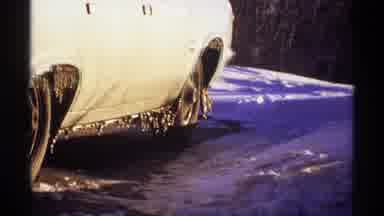 Wisconsin (1971): Car Parked Outside In The Winter With Snow And Ice On It
