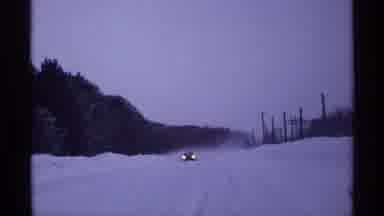 Wisconsin (1971): A Very Very Thick Snowfall In And Out Of All Corners And A Car