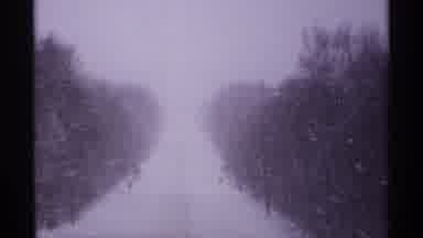 Wisconsin (1971): Driving In A Snow Storm In Ironwood Michigan Down Narrow Forest