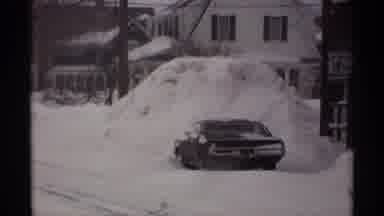 Wisconsin (1971): A Snow That Covers Almost Every Place Of The City With Car Also