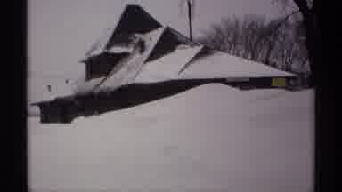 Wisconsin (1971): An Old Big House Almost Covered In Snow