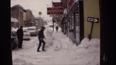 Wisconsin (1971): A Street Full Of Snow With All Cars Are Around The Place To Have