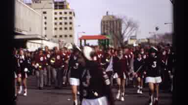 Wisconsin (1971): The Video Shows A Group Of Female Cheerleaders Then Cuts To