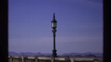 Arizona (1972): A Street Light Lamp Is Very Classic And Old River Was Make A