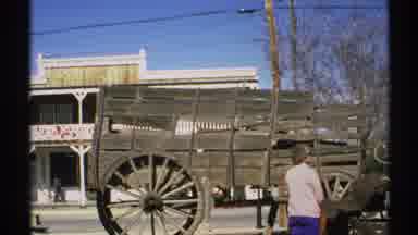 Arizona (1972): Old Lady Watching Old Architecture In A Historical Place