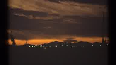 Arizona (1972): Beautiful Golden Sunset By Town And Woods