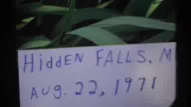 Hidden Falls Minnesota (1972): A Green Area Been Placed And The Board Shown The