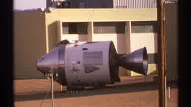 New Mexico-1972: Apollo Command Module On Display And Missile Launch Site