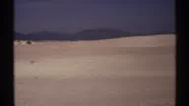 New Mexico (1972): Emily Face And Frowny Face Designs Trampled In Sand